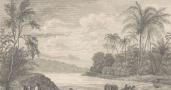 Passage du Rio Quillota, siglo XIX