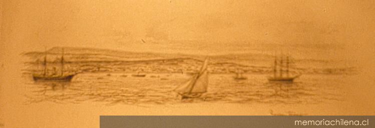 Vista de Punta Arenas, ca. 1894