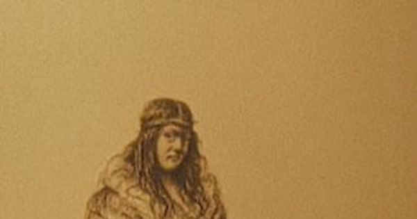 Una mujer patagona, hacia 1894
