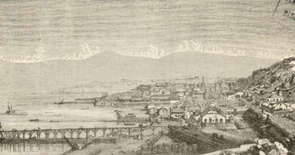 Vista jeneral del puerto de Coquimbo