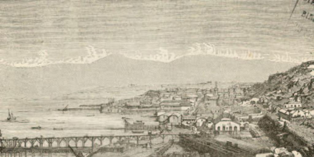 Vista jeneral del puerto de Coquimbo