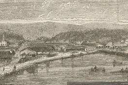 Vista jeneral del puerto de Tomé