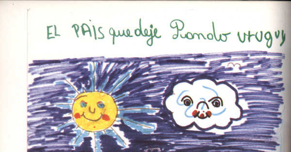 Dibujo de Paulo sobre Uruguay, 10 años, abril de 1989