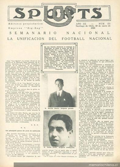 La unificación del football nacional