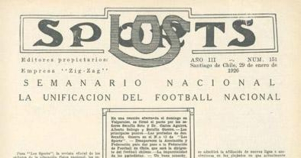 La unificación del football nacional