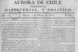 Aurora de Chile, periódico ministerial y político