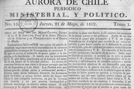 Aurora de Chile, periódico ministerial y político