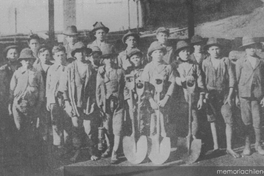 Niños obreros en las minas de carbón de Curanilahue