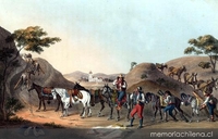 Arrieros transportando minerales, 1824
