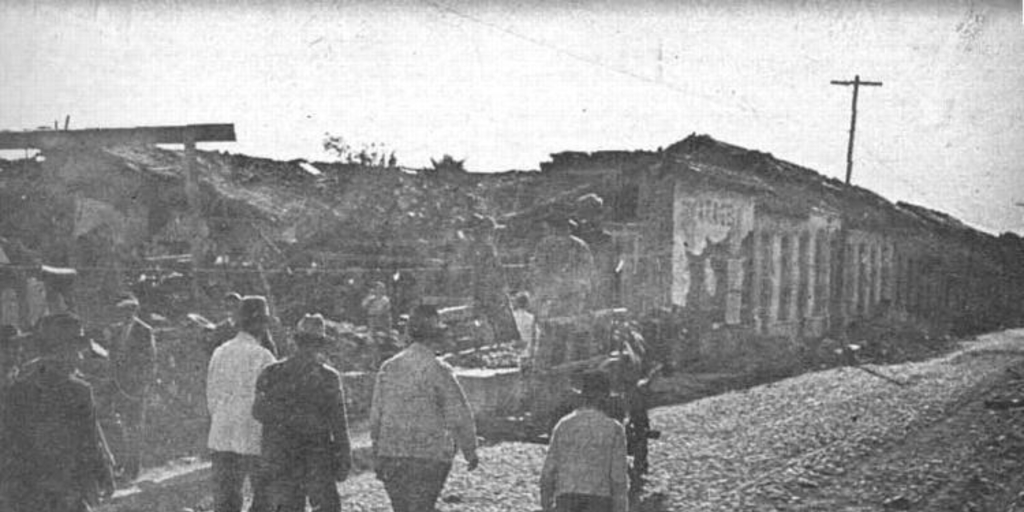 Desfile fúnebre en San Carlos, 1939