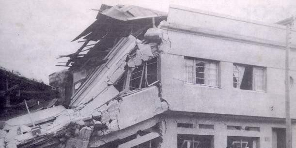 Castro tras el terremoto de 1960