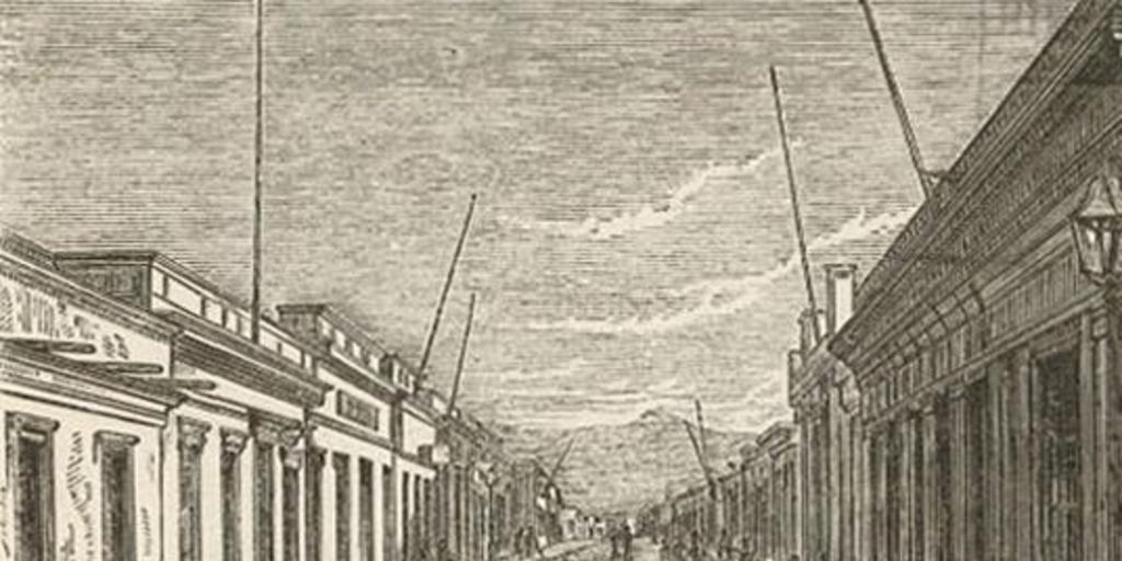 Copiapó, calle Chañarcillo, 1872