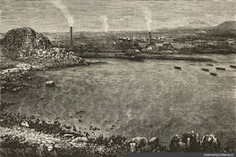 Fundición de cobre y puerto de Guayacán, 1872