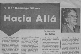 Víctor Domingo Silva : Hacia allá