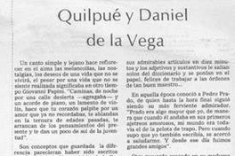 Quilpué y Daniel de la Vega
