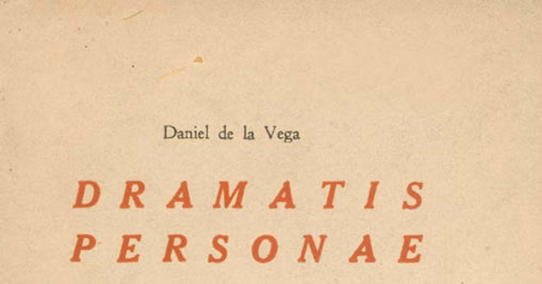 Dramatis personae