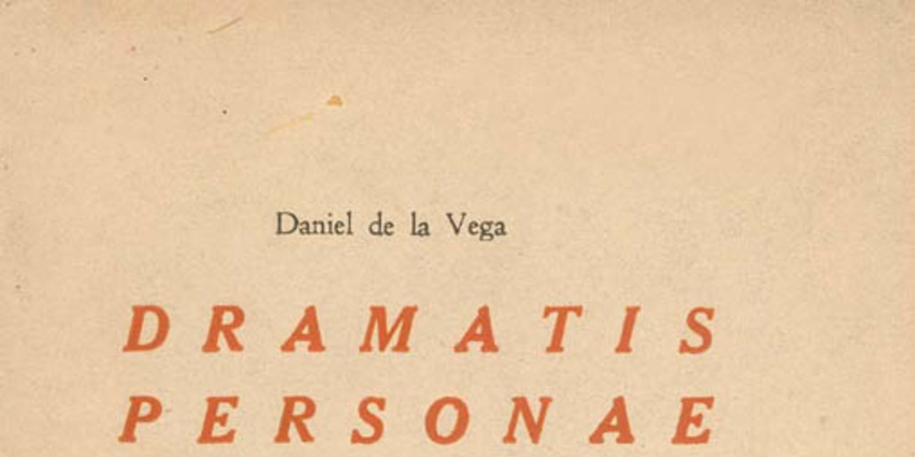 Dramatis personae