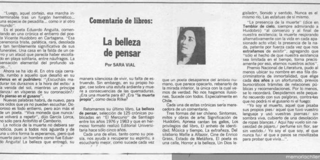 La belleza de pensar