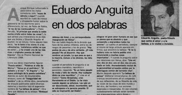 Eduardo Anguita en dos palabras