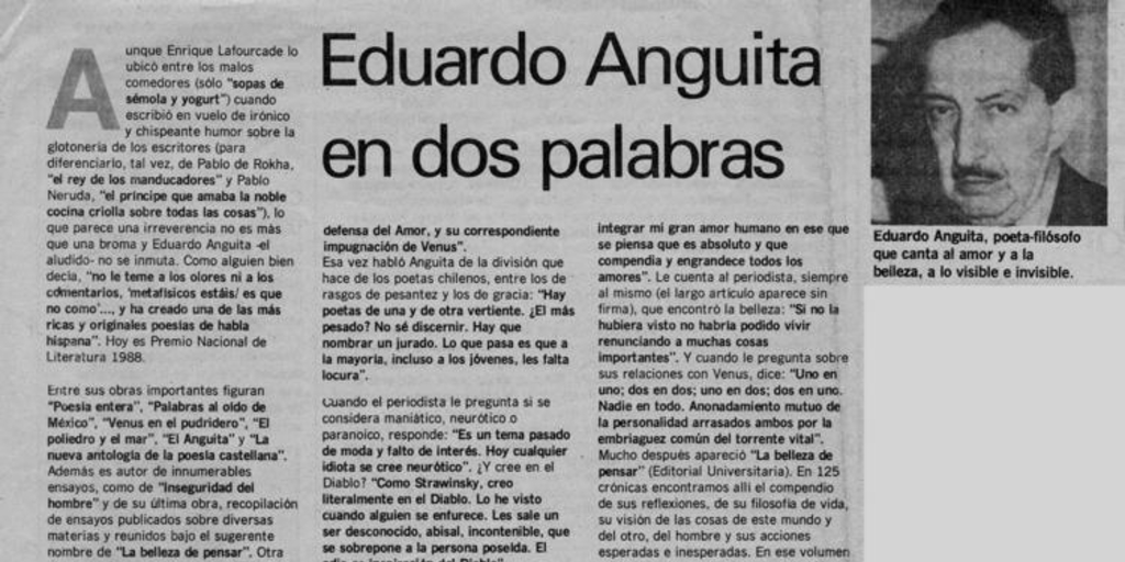 Eduardo Anguita en dos palabras