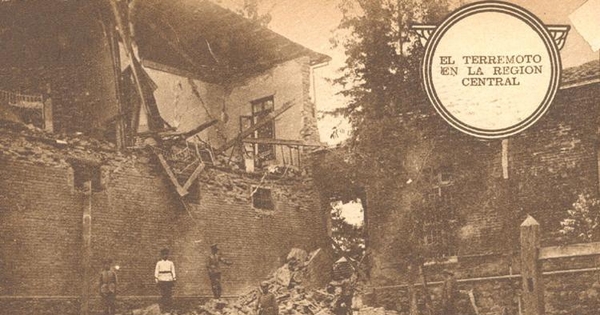Terremoto de Talca el 1 de diciembre de 1928 : en el regimiento Chorrillos de Talca