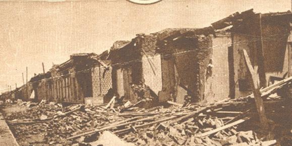 Terremoto de Talca el 1 de diciembre de 1928 : calle 7 Oriente