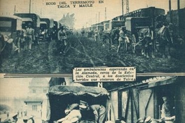 Heridos en el terremoto de Talca el 1 de diciembre de 1928