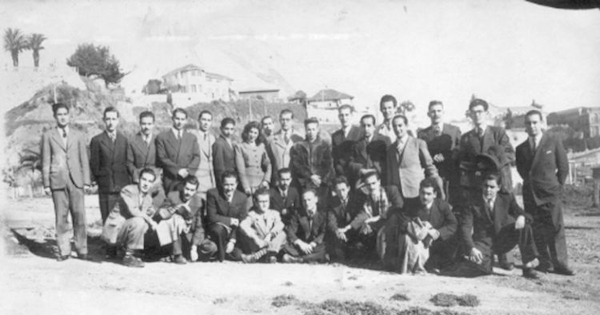 Falange Nacional. Reunión en el litoral central, 1944