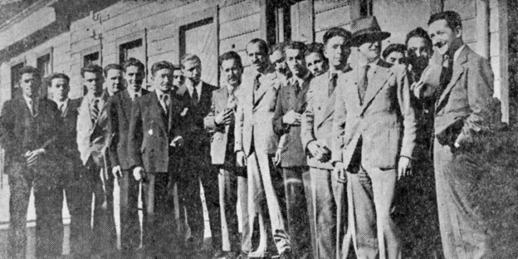 Falange Nacional, 1941. Provincia de Concepción. Con sólo estos militanes se fundó la Falange de Talcahuano!
