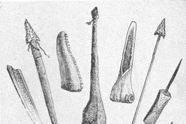 Instrumentos y armas de hueso de los fueguinos