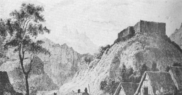El valle de Río Torbido, Chile, 1835