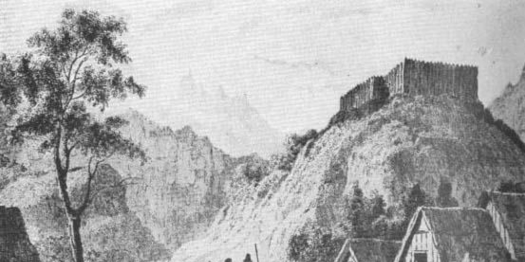 El valle de Río Torbido, Chile, 1835