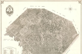 Plano de la ciudad de Buenos Aires, capital de la República Argentina, con el trazado general de calles, 1910