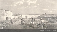 Un buitrón para el procesamiento de la plata, 1860
