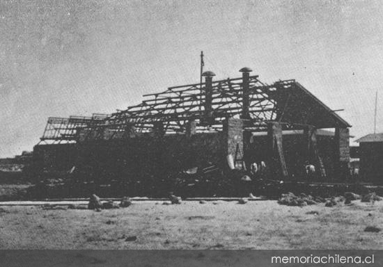 Ferrocarril de Arica a La Paz : Estación Central, hacia 1913