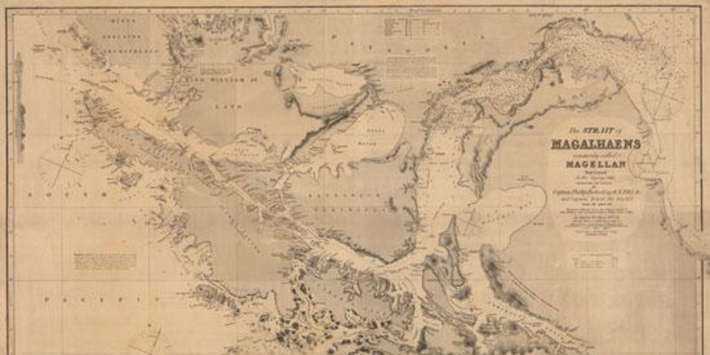 The Strait of Magalhaens commonly called Magellan, 1874