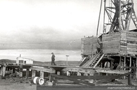 Plataforma petrolera en Tierra del Fuego