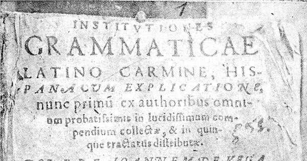 Institutiones grammaticae latino carmine ...