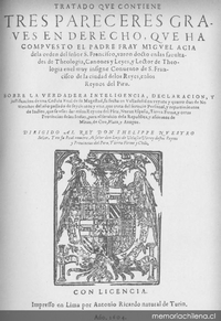 Tratado que contiene tres pareceres graves en derecho, 1604