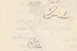 [Carta] 1736 Jul. 15, Quito [a] Joseph Patiño[manuscrito]