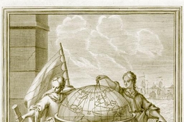 Las musas de las matemáticas, la geometría y la física, 1748