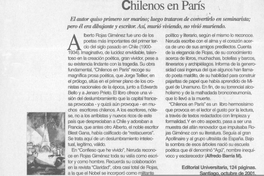 Chilenos en París
