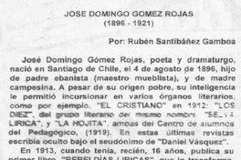 José Domingo Gómez Rojas