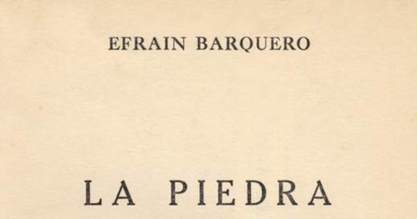 La piedra del pueblo : 1951-1953