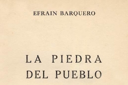 La piedra del pueblo : 1951-1953