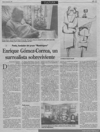 Enrique Gómez-Correa, un surrealista sobreviviente