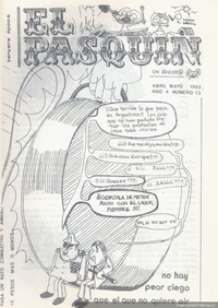 El Pasquín : año 4, nº 13, abril-mayo 1983