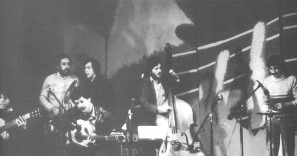 Grupo Aquelarre en el IV Festival de Música Universitaria, 1980