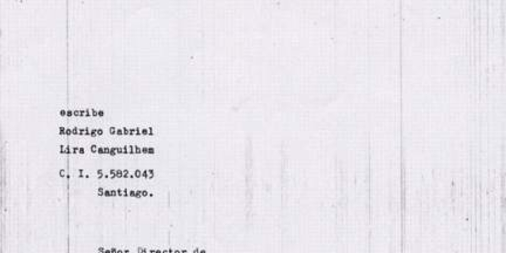 Carta al director de Artes y Letras, julio 1981