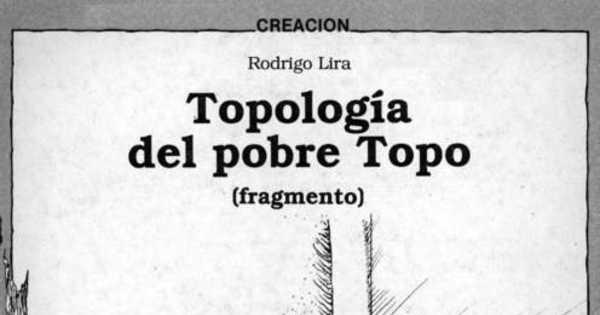 Topología del pobre Topo. Fragmento